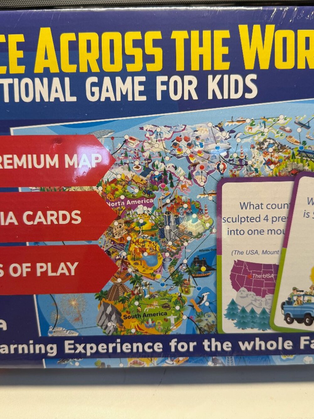 Race Across the World Game Sealed - Educational game for kids